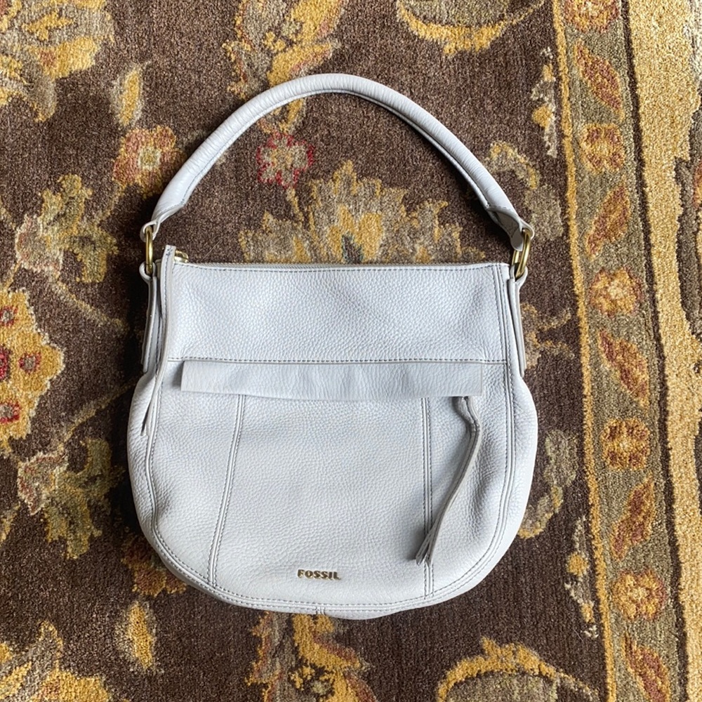 Fossil Pebbled Leather Shoulder/Hobo Style Bag